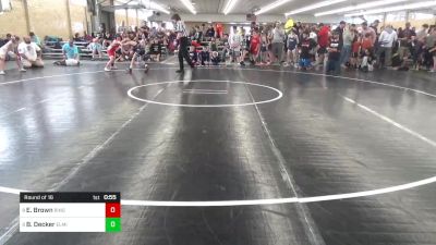 75 lbs Round Of 16 - Ethyn Brown, Binghamton vs Blake Decker, Elmira