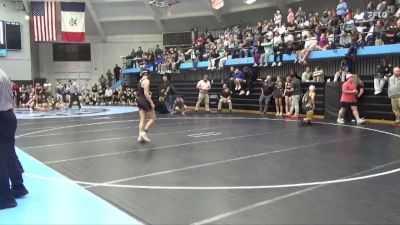 135 lbs Cons. Round 3 - Allison Vulysteke, Iowa Valley, Marengo vs Taylor Hoskins, Center Point-Urbana