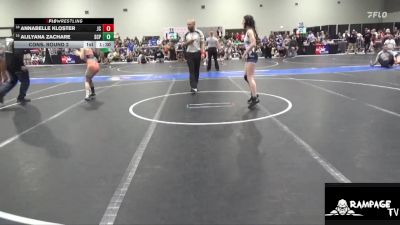 100 lbs Cons. Round 2 - Alilyana Zachare, South Central Punisher vs Annabelle Kloster, Junction City