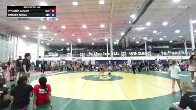 70 lbs Rr Rnd 4 - Phoenix Logan, Alpha Girlz vs Paisley Moua, Kraken Black - Girls