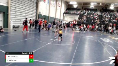 46 lbs Cons. Round 3 - Major Greer, Siouxland Wrestling Academy vs Jordy Meintzer, Bryan Youth Wrestling