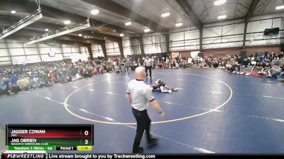 60 lbs 1st Place Match - Jagger Cowan, JWC vs Jag OBrien, Wasatch Wrestling Club