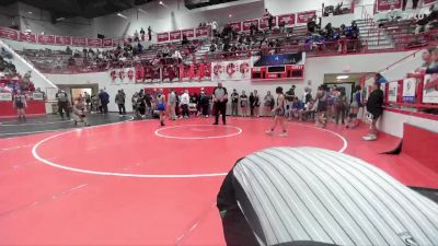 JH 110 lbs Semifinal - Peyton McElfresh, Noble JH vs Leah Lopez, EL RENO JH