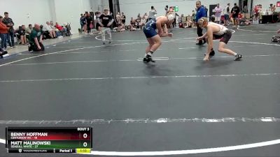 165 lbs Placement (4 Team) - Matt Malinowski, Seagull White vs Benny Hoffman, Centurion WC