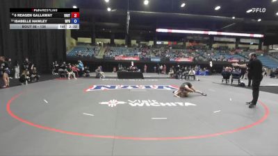 138 lbs Champ. Round 2 - Isabelle Hawley, William Penn vs 6 Reagen Gallaway, Hastings