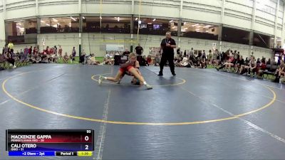 93 lbs Round 1 (8 Team) - Mackenzie Gappa, Pennsylvania Red vs Cali Otero, Ohio