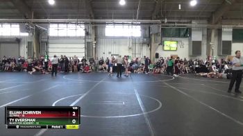 105 lbs Round 1 - Ty Eversman, Black Fox Academy vs Elijah Schriven, Olympia