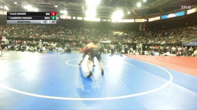 5A 190 lbs Semifinal - Camron Pedigo, Mountain Home vs Cale Baker, Minico