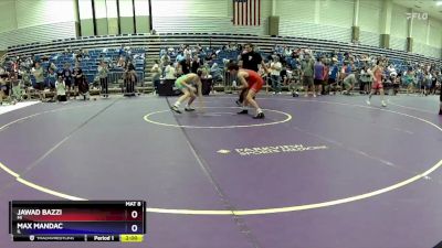 114 lbs Semifinal - Jawad Bazzi, MI vs Max Mandac, IL