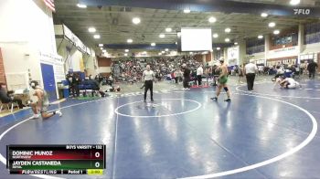 132 lbs Champ. Round 1 - Jayden Castaneda, Royal vs Dominic Munoz, Northview