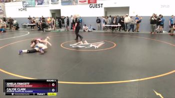 155 lbs Round 2 - Amelia Fawcett, Pioneer Grappling Academy vs Calyse Clark, Interior Grappling Academy