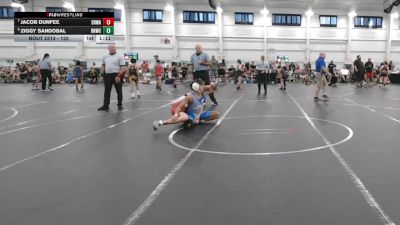 120 lbs Cons. Round 3 - Jacob Dunfee, Titan vs Ziggy Sandobal, Rough House Wrestling Club