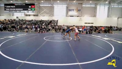 126 lbs 5th Place Match - Eva Colon-DeJesus, WRCL Wrestling Club vs Leah Peck, Midlakes Wrestling