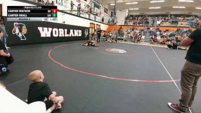 155 lbs Round 3 - Carter Watson, Riverton Middle School vs Carter Krall, Lander Middle School