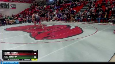 215 lbs Semis & 1st Wb (8 Team) - Collin Miller, North Forsyth vs Caden Morris, Woodward Academy