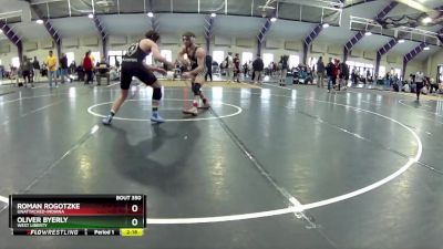 174 lbs Cons. Round 3 - Roman Rogotzke, Unattached-Indiana vs Oliver Byerly, West Liberty