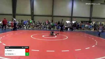 61 lbs Quarterfinal - Javen Russo, Troup Youth Wrestling vs William Roberts, Team Hammer House