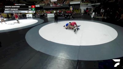 Cons. Round 4 - Joseph Gonthier, Reign Wrestling Club vs Brett Crowley, Vacaville Wrestling Club