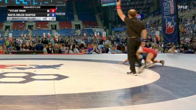 95 lbs Champ. Rd Of 32 - Kylee Tran, OK vs Naiya Delos Santos, KY