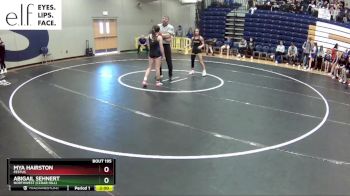 100 lbs. Champ. Round 2 - Mya Hairston, Festus vs Abigail Sehnert, Northwest (Cedar Hill)