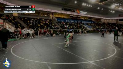 126 lbs 19th Place Match - Conner Anderson, Staley vs Benjamin Rosen, Iowa City, Liberty