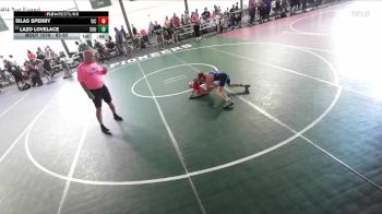 83-92 lbs Champ. Round 1 - Lazo Lovelace, SouthStrong vs Silas Sperry, VICTORY