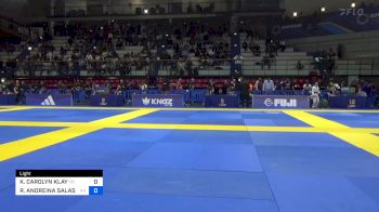 KEANNA CAROLYN KLAY vs RAQUEL ANDREINA SALAS GASPERI 2024 European Jiu-Jitsu IBJJF Championship