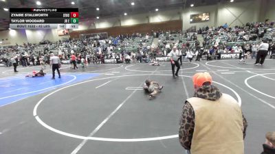 43 lbs Round Of 16 - Zyaire Stallworth, Stockton Combat Wrestling vs Taylor Woodard, Jr Eagles