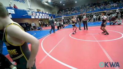 76 lbs Rr Rnd 3 - Kaydin McDonald, Owasso Takedown Club vs Khloee Vargas, Broken Arrow Wrestling Club