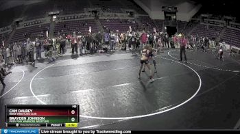 77 lbs 3rd Place Match - Cam Dalbey, Ridge Wrestling Club vs Brayden Johnson, Pikes Peak Warriors Wrestling