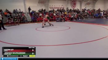 157 lbs Cons. Round 2 - Jeremiah Baumgardner, Monte Vista vs Austin Ley, Brush