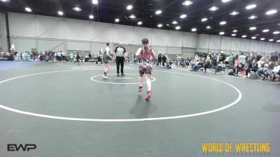 110 lbs Rr Rnd 1 - Sadie Lincoln, Mat Union Misfits K-6 vs Averie Olvera, Oklahoma Mafia Girls K-6