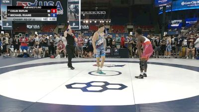 157 lbs Champ. Rd Of 32 - Colin Rutlin, Missouri vs Michael Ruane, Pennsylvania