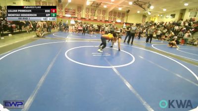 200 lbs Rr Rnd 1 - Lillian Primeaux, Henryetta Knights Wrestling Club vs Moniyah Henderson, KIPP TULSA