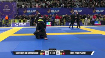 Peter Petkov Palazov vs Daniel Filipe Dos Santos Barros 2026 European Jiu-Jitsu IBJJF Championship