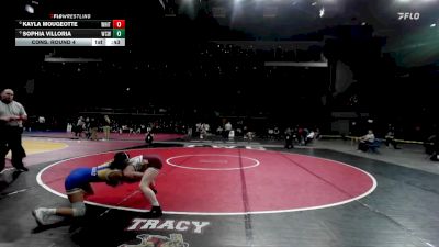 100 lbs Cons. Round 4 - Kayla Mougeotte, Whitney vs Sophia Villoria, Will C. Wood