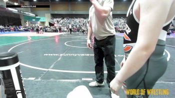 105 lbs Round Of 32 - Hunter Caughlin, OKWA vs Oren Breeding, Crater Mat Club