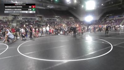 64.2-66.2 lbs Champ. Round 1 - Maximiliano Rivera, Eaglecrest Wrestling Club vs Gabriella Grajeda, Olympian Wrestling