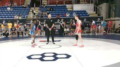 100 lbs Champ. Rd Of 64 - Sage Lichtenberger, Wyoming vs Lillee Denson, Michigan