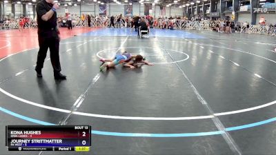 60 lbs Rd# 3- 11:30am Friday - Journey Strittmatter, PA WEST vs Kona Hughes, Iowa Ladies