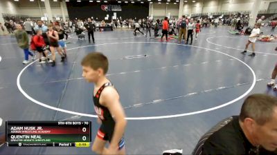 70 lbs Champ. Round 3 - Quentin Neal, Greater Heights Wrestling vs Adam Husk Jr., Askren Wrestling Academy