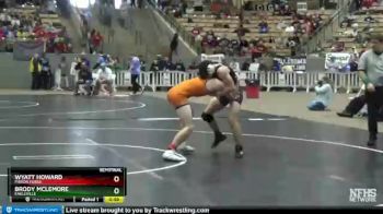 A 138 lbs Semifinal - Wyatt Howard, Pigeon Forge vs Brody Mclemore, Eagleville