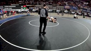 D 3 106 lbs 1st Place Match - Logan Bergeron, Basile vs Kyler Yost, Rosepine