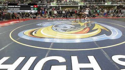 150 lbs Consi Of 16 #2 - Eugene Miller, Springfield Central vs Tyler Monick, Mt. Anthony