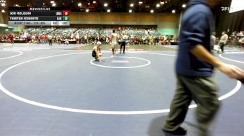 138 lbs Consi Of 32 #2 - Jon Holquin, La Mirada vs Tristen Roberts, Lehi