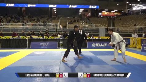 Francisco Eduardo Alves Costa vs Enzo Marasciulo L. Silva 2025 Pan Jiu Jitsu IBJJF Championship