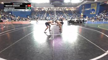 144 lbs Champ. Round 3 - Braylon Gonzalez, Xavier vs Noah Meulen, The Hill School