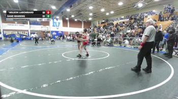 157 lbs Quarterfinal - Dane Manning, Edison vs Nelson LaBombard, Harvard-Westlake
