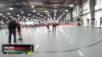 130 lbs Rd# 1 9:00am Friday - Rustin Fipps, Oklahoma Outlaws Red vs John Adams, Westshore D.S