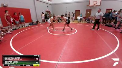 175 lbs Round 1 (6 Team) - Cooper Lock, Built Different vs Jance Sommers, Pirate Wrestling Club